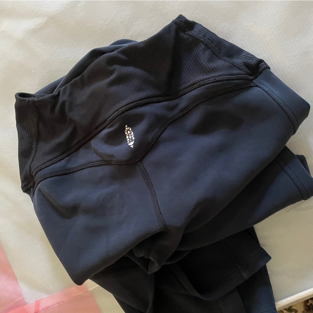 Free People Navy Leggings/Sweat Pants